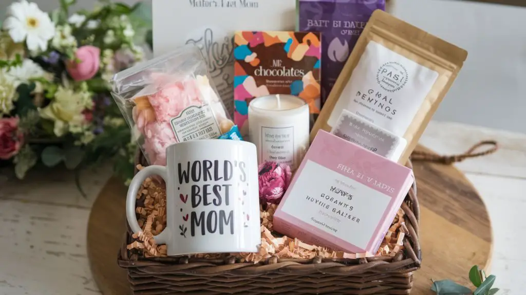 how to make Mother's day Gift Basket steps